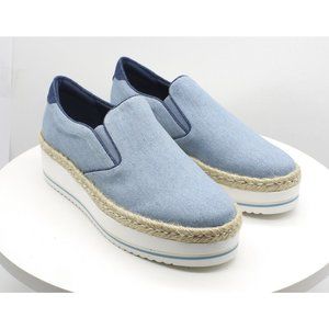 Nine West Light Blue Espadrille Flats